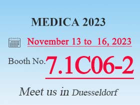 MEDICA 2023, November 13 to  16, 2023,Booth No.7.1C06-2